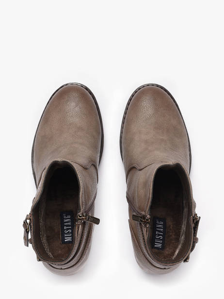 Enkellaarsjes Met Hak Mustang Grijs women M0182004 ander zicht 3